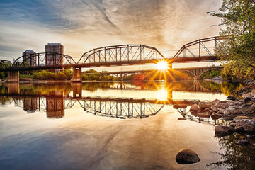 First Light At Victoria Bridge