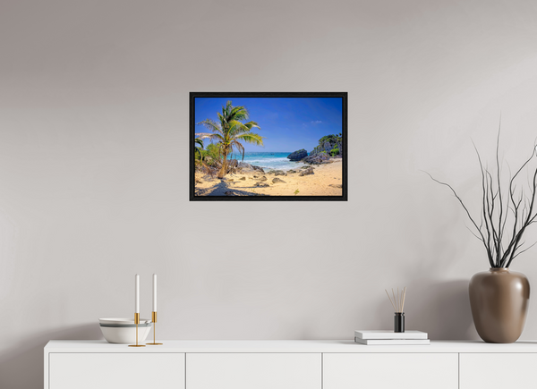 60 x 40 cm, Framed Print Edge of Paradise — Tulum, Mexico