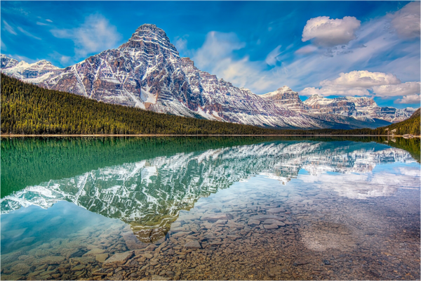 Main image Symmetry of Silence — Mount Chephren, Banff National Park