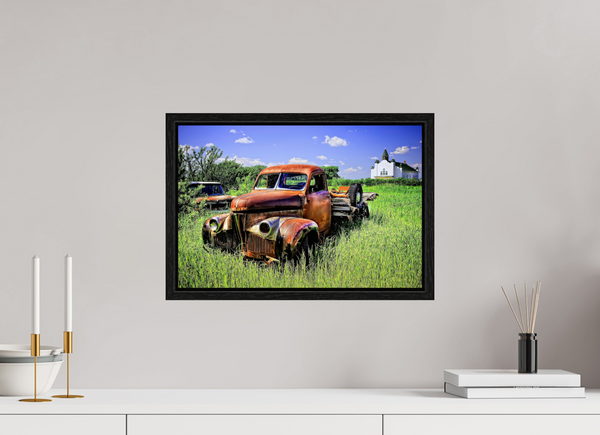 45 x 30 cm, Framed Print Faith and Rust