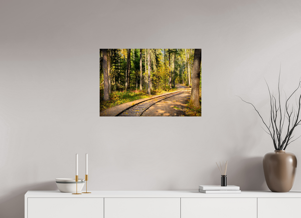 75 x 50 cm, Photo Print Whispering Rails
