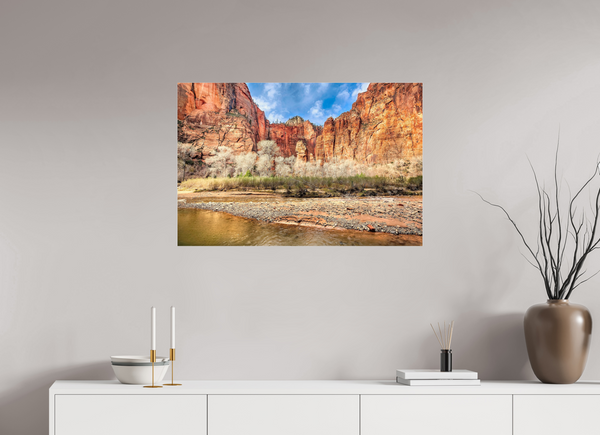 90 x 60 cm, Acrylic Print The Pulpit — Temple of Sinawava, Zion National Park