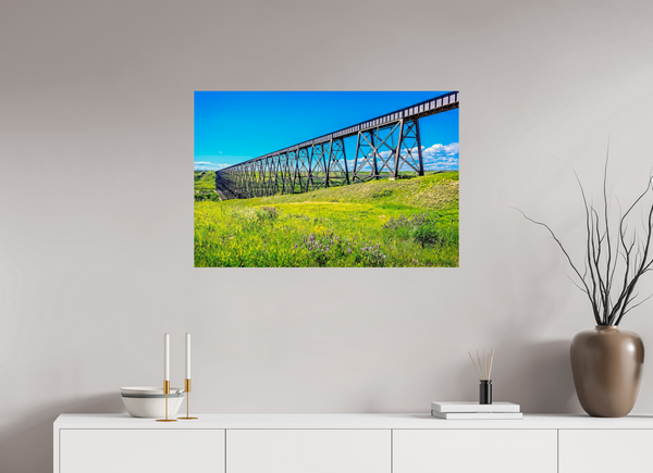 90 x 60 cm, Photo Print Prairie Passage