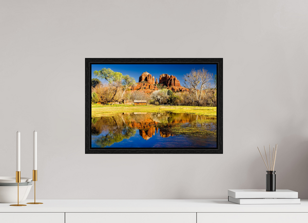 45 x 30 cm, Framed Print Cathedral Light — Sedona, Arizona