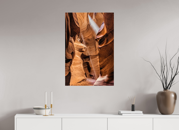 60 x 90 cm, Acrylic Print Lightfall in Antelope Canyon
