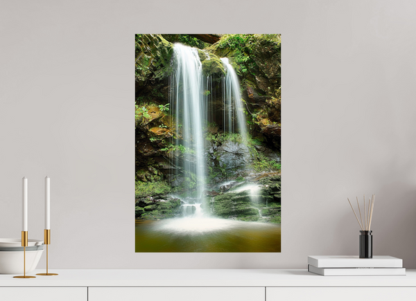 40 x 60 cm, Photo Print Emerald Veil — Grotto Falls, Great Smoky Mountains  Long