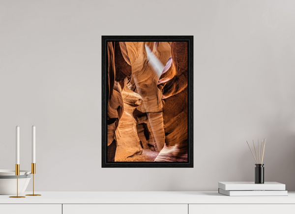 30 x 45 cm, Framed Print Lightfall in Antelope Canyon
