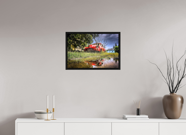 60 x 40 cm, Framed Print The Last Ride