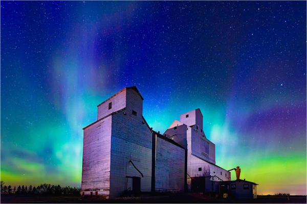 Main image Aurora Over Asquith – Northern Lights on the Prairies