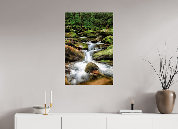 60 x 90 cm, Acrylic Print Forest Lullaby — Roaring Fork, Great Smoky Mountains