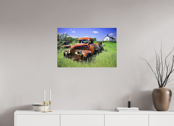 75 x 50 cm, Metal Print Faith and Rust