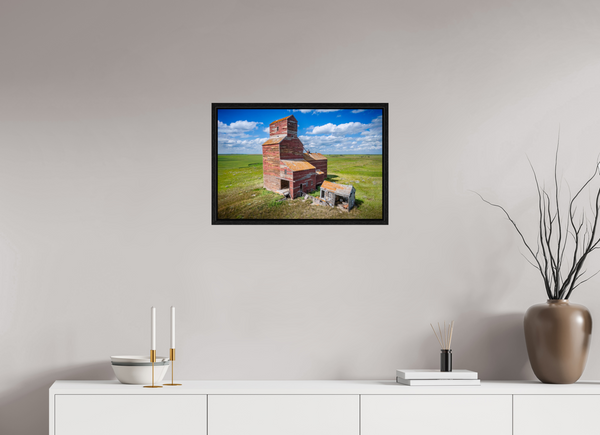 60 x 40 cm, Framed Print Prairie Giant in Silence