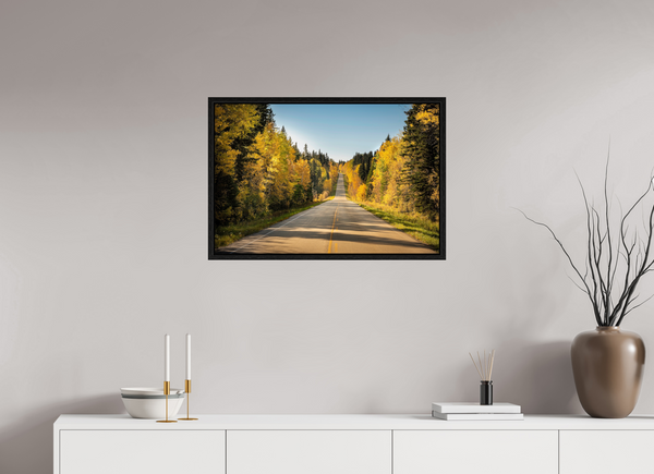 75 x 50 cm, Framed Print Golden Ascent