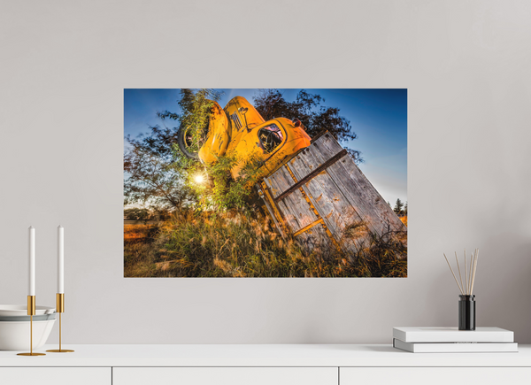 60 x 40 cm, Metal Print Tilted Glory