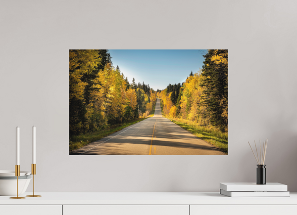 60 x 40 cm, Metal Print Golden Ascent