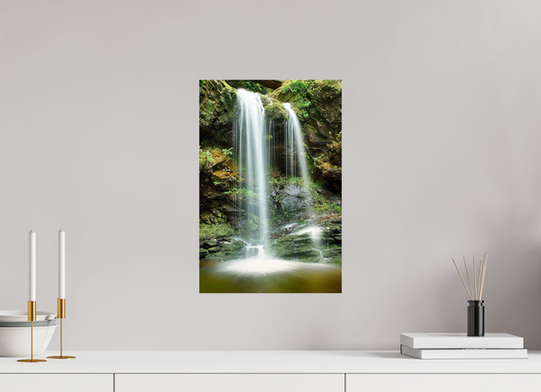 30 x 45 cm, Photo Print Emerald Veil — Grotto Falls, Great Smoky Mountains  Long