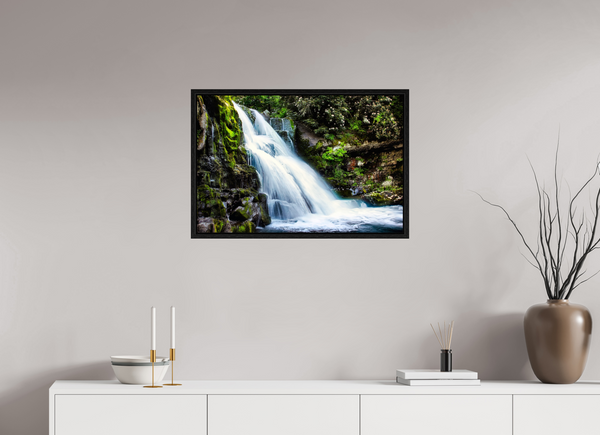 75 x 50 cm, Framed Print Eternal Flow — Abrams Falls, Great Smoky Mountains