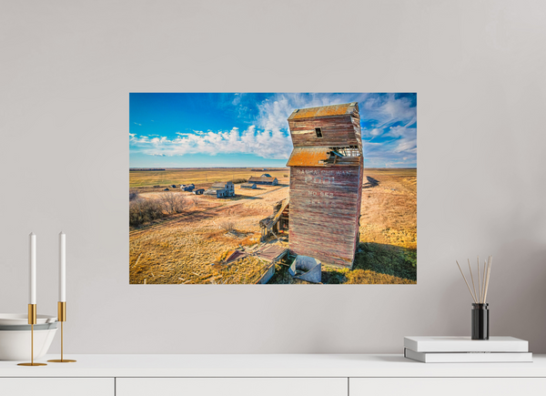 60 x 40 cm, Photo Print Fading Legacy – The Ghost Town of Bents, Saskatchewan