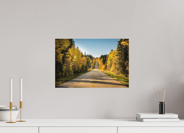 45 x 30 cm, Metal Print Golden Ascent