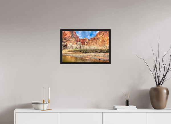60 x 40 cm, Framed Print The Pulpit — Temple of Sinawava, Zion National Park