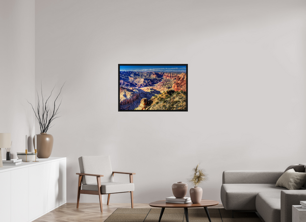 90 x 60 cm, Framed Print Timeless Depths — The Grand Canyon