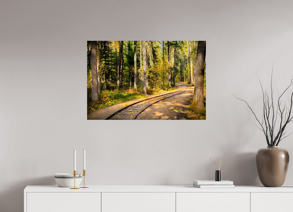 90 x 60 cm, Photo Print Whispering Rails