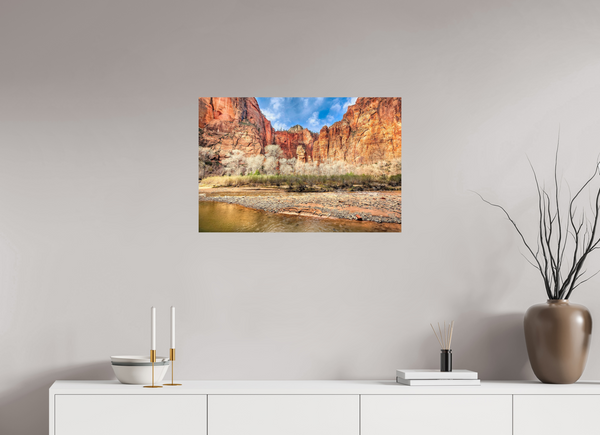 75 x 50 cm, Photo Print The Pulpit — Temple of Sinawava, Zion National Park