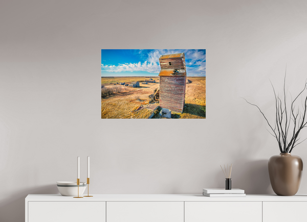 75 x 50 cm, Acrylic Print Fading Legacy – The Ghost Town of Bents, Saskatchewan