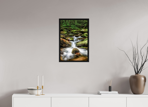 40 x 60 cm, Framed Print Forest Lullaby — Roaring Fork, Great Smoky Mountains
