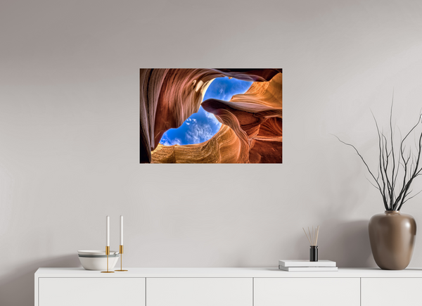 75 x 50 cm, Photo Print Window to Infinity — Antelope Canyon, Arizona