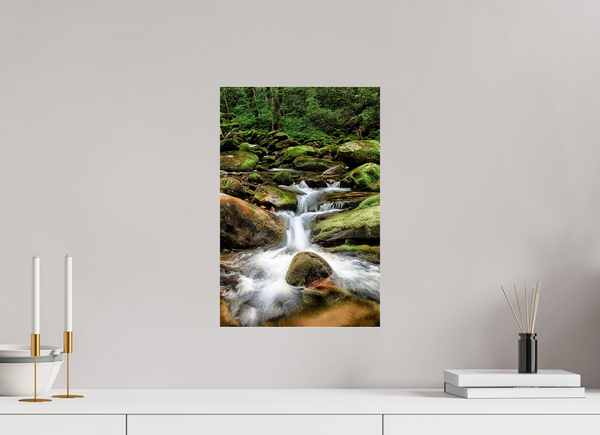 30 x 45 cm, Acrylic Print Forest Lullaby — Roaring Fork, Great Smoky Mountains