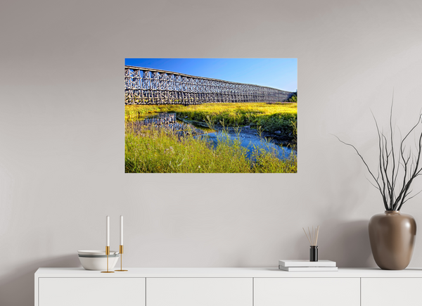 90 x 60 cm, Acrylic Print Timber Lines
