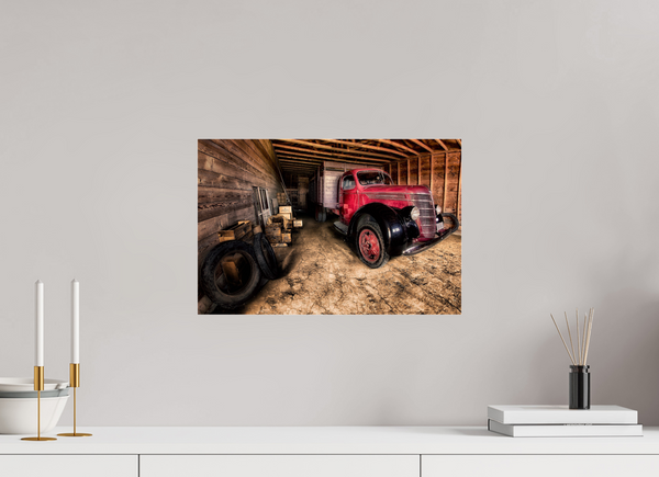 45 x 30 cm, Acrylic Print Resting Red