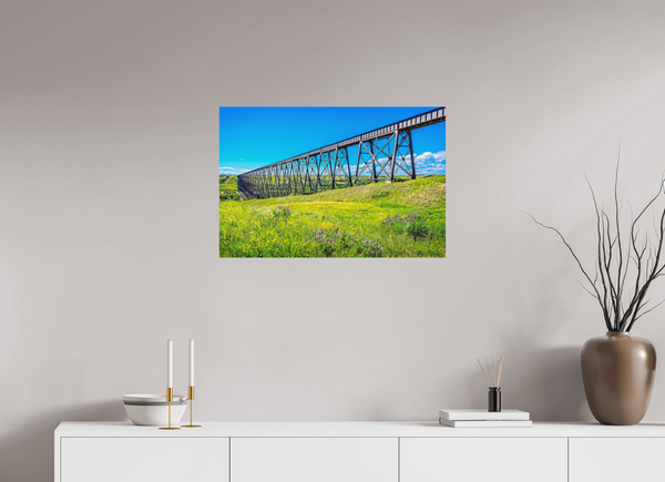 75 x 50 cm, Metal Print Prairie Passage