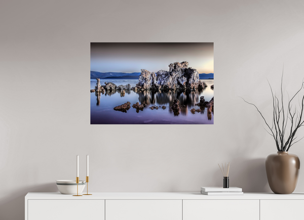90 x 60 cm, Photo Print Whispers of Stone — Mono Lake, California