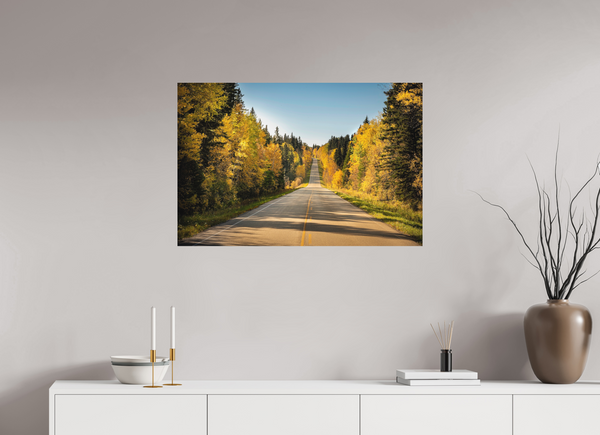 90 x 60 cm, Metal Print Golden Ascent