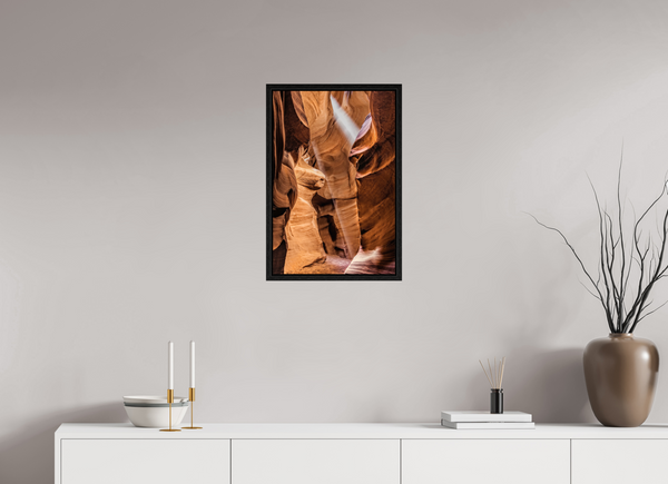 40 x 60 cm, Framed Print Lightfall in Antelope Canyon