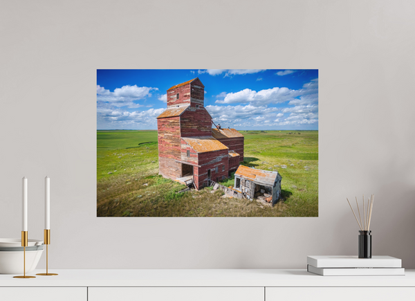 60 x 40 cm, Metal Print Prairie Giant in Silence