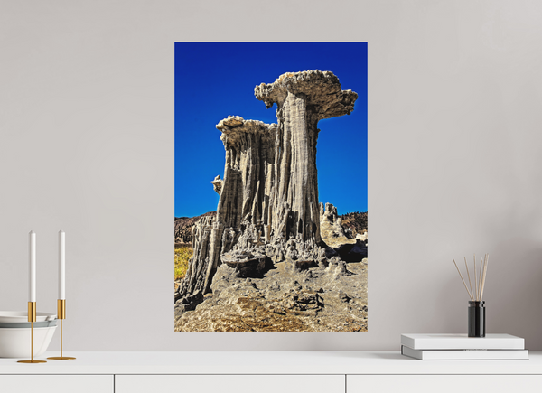 40 x 60 cm, Metal Print Cathedrals of Dust — Mono Lake, California
