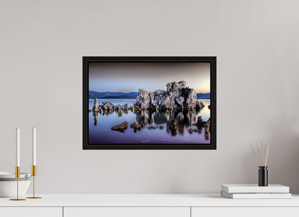 45 x 30 cm, Framed Print Whispers of Stone — Mono Lake, California