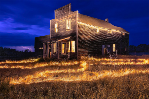 Main image Echoes of Light – Prairie General Store at Night