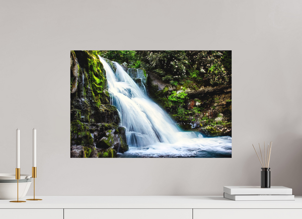 60 x 40 cm, Metal Print Eternal Flow — Abrams Falls, Great Smoky Mountains