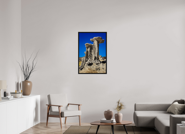 60 x 90 cm, Framed Print Cathedrals of Dust — Mono Lake, California