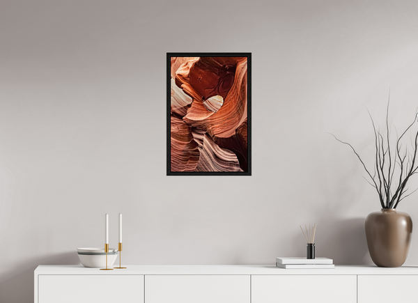 40 x 60 cm, Framed Print Desert Carvings — Antelope Canyon, Arizona