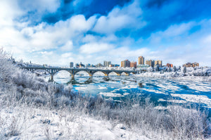 Frosted City – Saskatoon In Winter Light