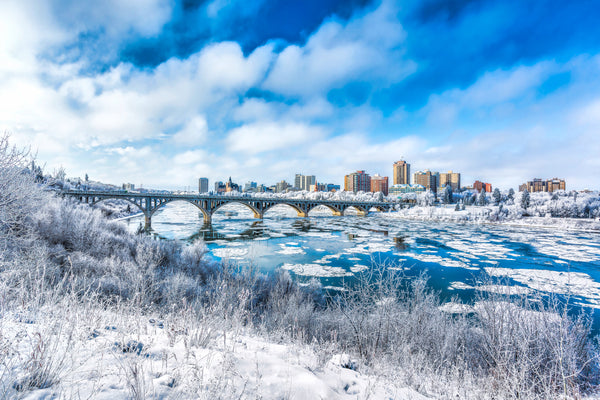 Frosted City – Saskatoon In Winter Light