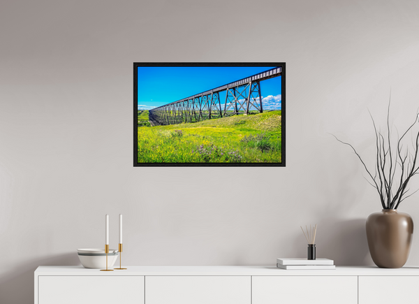75 x 50 cm, Framed Print Prairie Passage