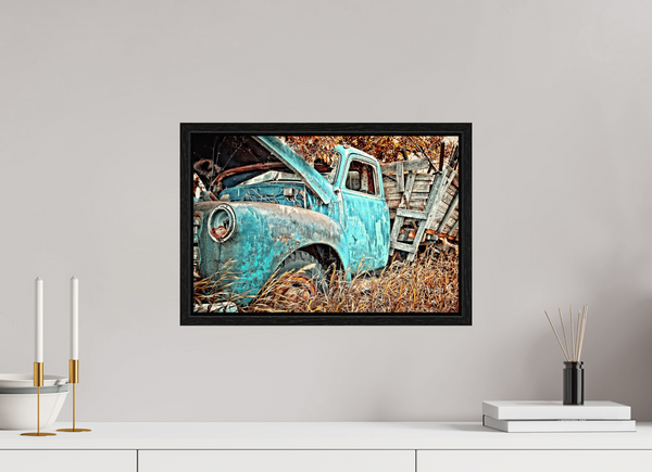 45 x 30 cm, Framed Print Resting Rust