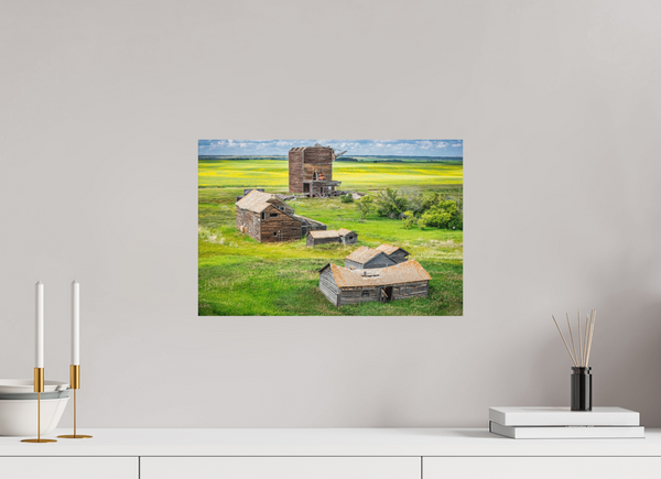 45 x 30 cm, Metal Print The Fallen Crown of Bents