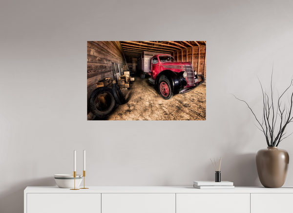 90 x 60 cm, Photo Print Resting Red